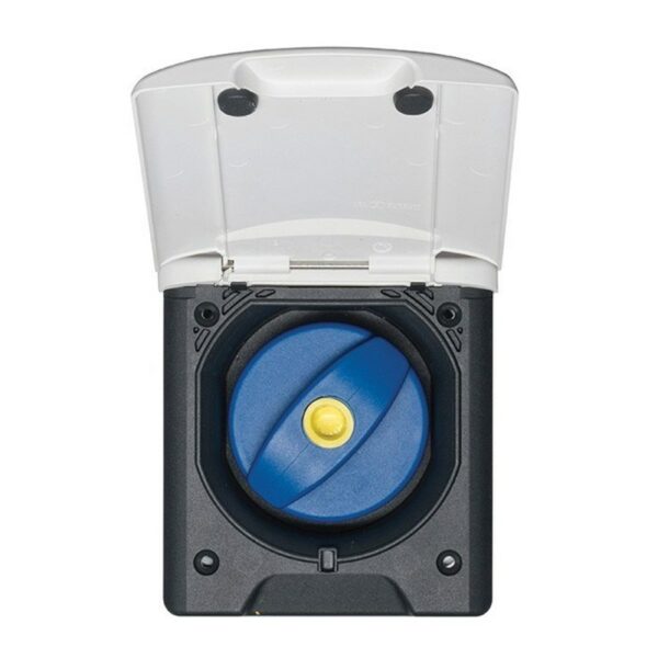Bocana de agua con tapa - Blanco RAL 9010 - Imagen 2