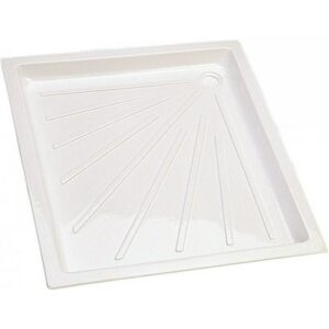 Plato de ducha termoformado blanco 725 x 680 mm