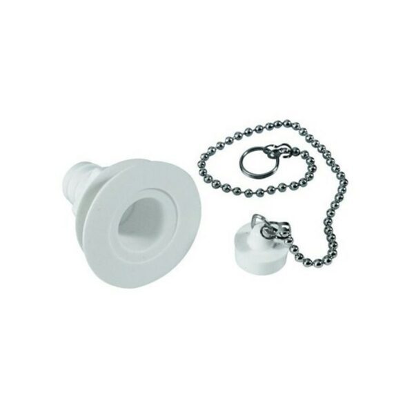 Desagüe con tapón y cadena recto- de Ø25 a Ø19mm - Imagen 2